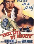 Постер из фильма "Они живут по ночам" - 1