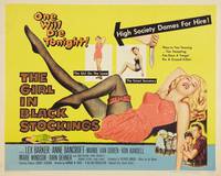 Постер The Girl in Black Stockings