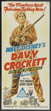 Постер Дэви Крокетт, король диких земель