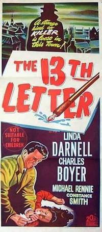 Постер Тринадцатое письмо