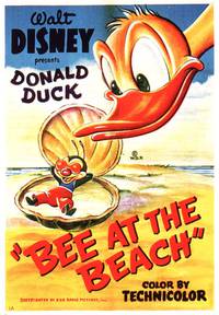 Постер Пчела на пляже