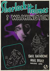 Постер Шерлок Холмс в Вашингтоне