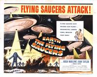 Постер Земля против летающих тарелок