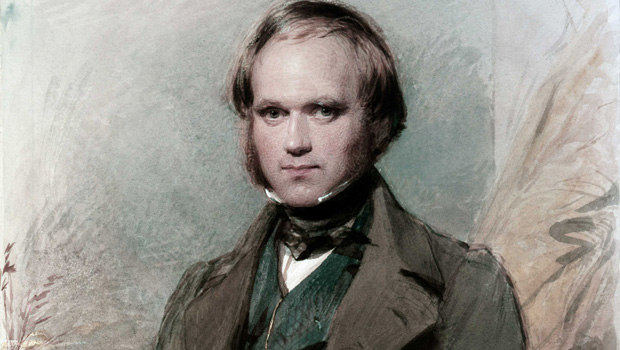 портрет молодого Чарльза Дарвина