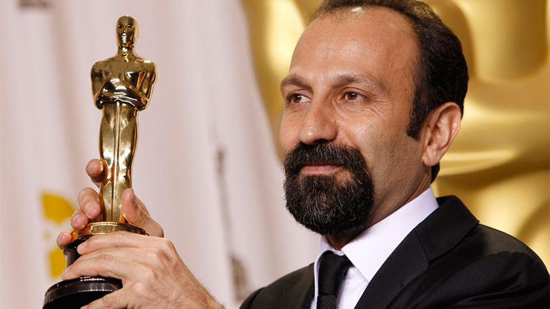 Асгар Фархади с премией "Оскар", 2012 год