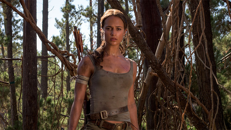 кадр из фильма «Tomb Raider», 2018