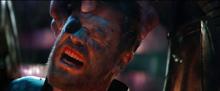 Кадр из фильма "Мстители: Война бесконечности" 