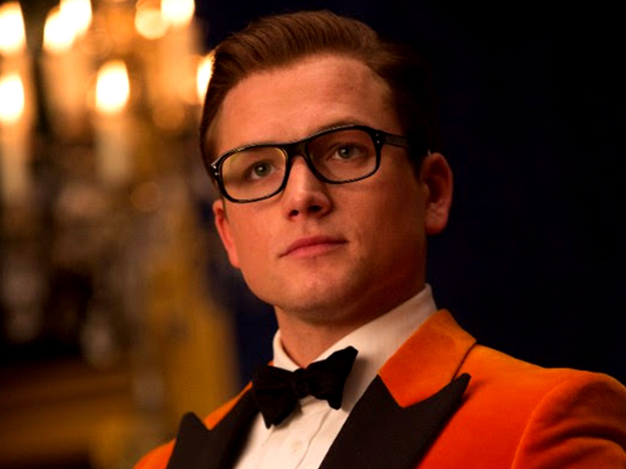 Тэрон Эджертон в фильме "Kingsman: Золотое кольцо" 