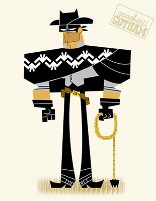 Герои «Бэтмена» как герои вестернов