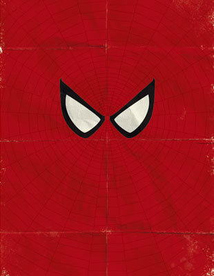 Супергерои и суперзлодеи одним рисунком