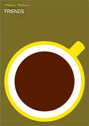 Минималистические постеры к знаменитым телесериалам