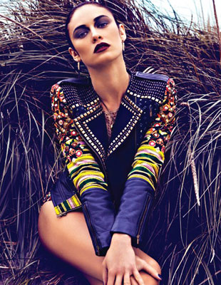 Пестрая зима Ольги Куриленко.