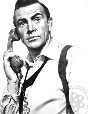 Кинозвезды, нарисованные простым карандашом.