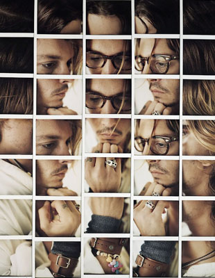 Собери Джонни Деппа: портреты-паззлы.