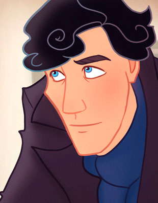 Если бы "Шерлок" был мультфильмом. 