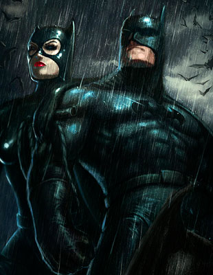 Впечатляющие рисунки супергероев.