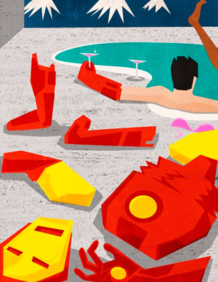 Супергерои на постерах Рогана Джоша