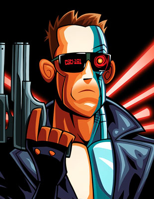 Мультяшные кинопостеры Ивэ Бастраш