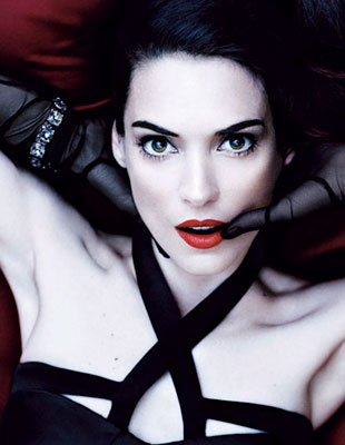 Вайнона Райдер для журнала Interview