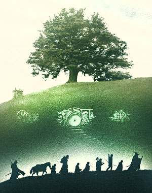 «Властелин колец» на постерах Марко Манева