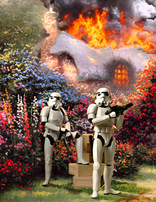 «Звездные войны» на картинах Кинкейда