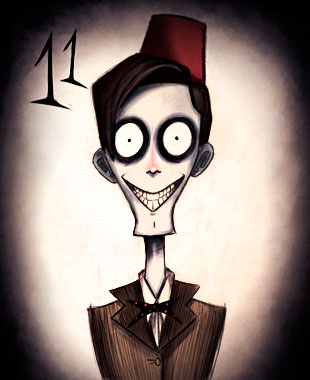 Доктор Кто в стиле Тима Бёртона