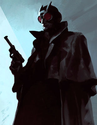 Бэтмен в стиле нуар