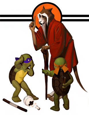 Черепашки-ниндзя в детстве