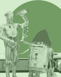 <p class="MsoNormal">Дроиды <span lang="EN-US">C</span>-3<span lang="EN-US">PO</span> и <span lang="EN-US">R</span>2-<span lang="EN-US">D</span>2 уходят в&nbsp;отрыв</p>