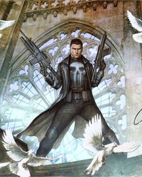 <p>Человек-паук, Каратель и Сорвиголова</p>