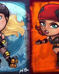 <p>Черная канарейка против Черной вдовы</p>