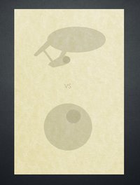 <p>"Звездный путь" против "Звездных войн"</p>