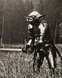 <p>Йода - мирный воин</p>