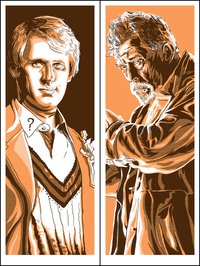 <p>Пятый Доктор и Джон Херт в роли неизвестного Доктора</p>
