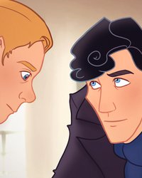 <p>Джон Ватсон и Шерлок Холмс</p>