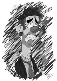 <p>Клоун Эммет Келли</p>