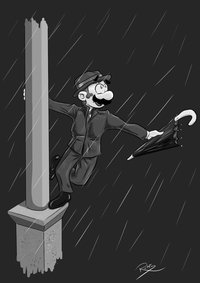 <p>Джин Келли в "Поющих под дождем"</p>