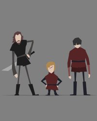 <p>Бронн, Тирион и Подрик</p>