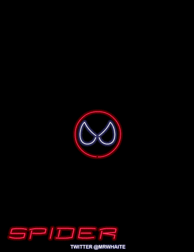 Неоновые постеры культовых фильмов