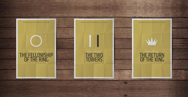 Постеры в минималистистическом стиле