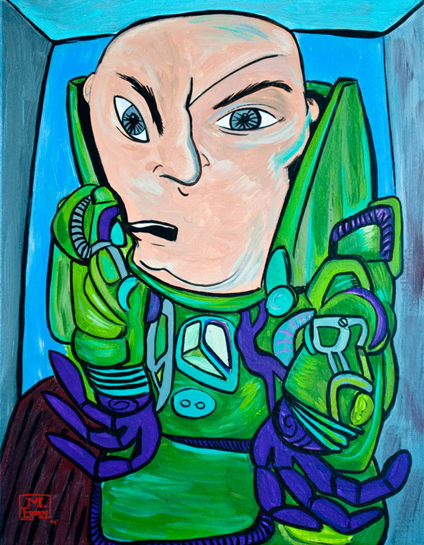 Супергерои в стиле Пикассо