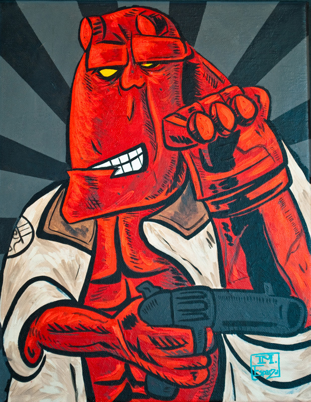 Супергерои в стиле Пикассо