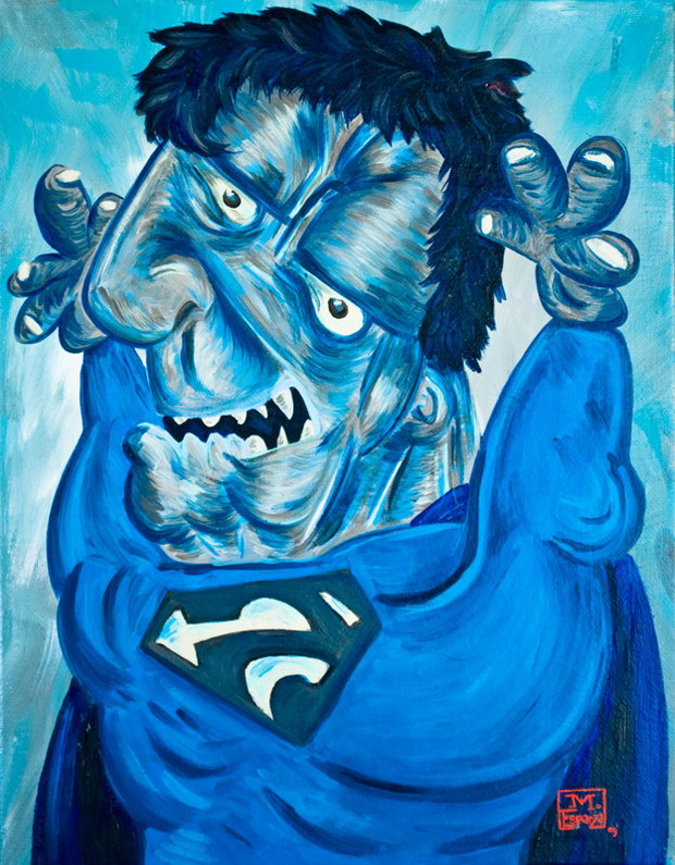 Супергерои в стиле Пикассо