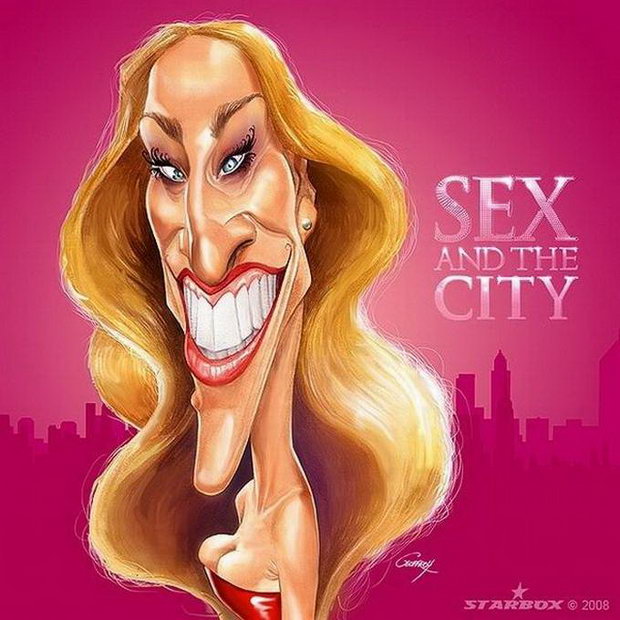 Карикатуры на кинозвёзд