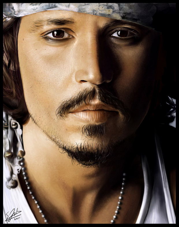 Цифровые портреты киногероев