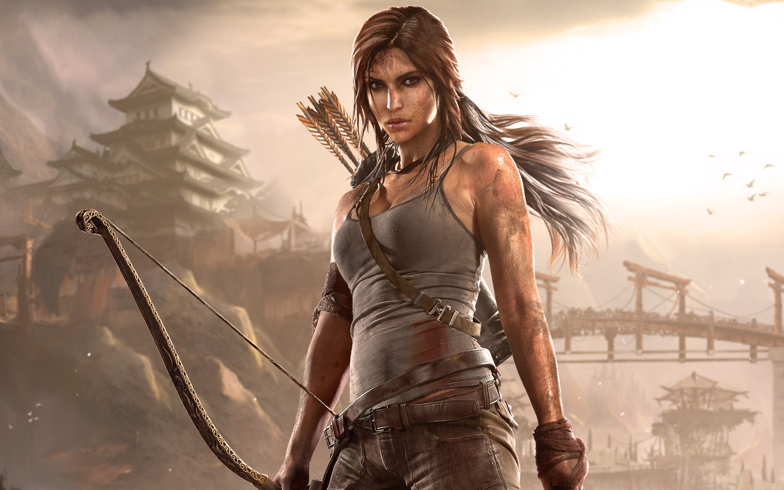 Лара Крофт в игре Tomb Raider 2013 года выпуска