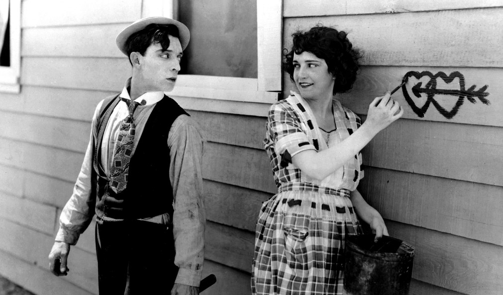 Бастер Китон и Сибил Сили в фильме "Одна неделя" (1920)