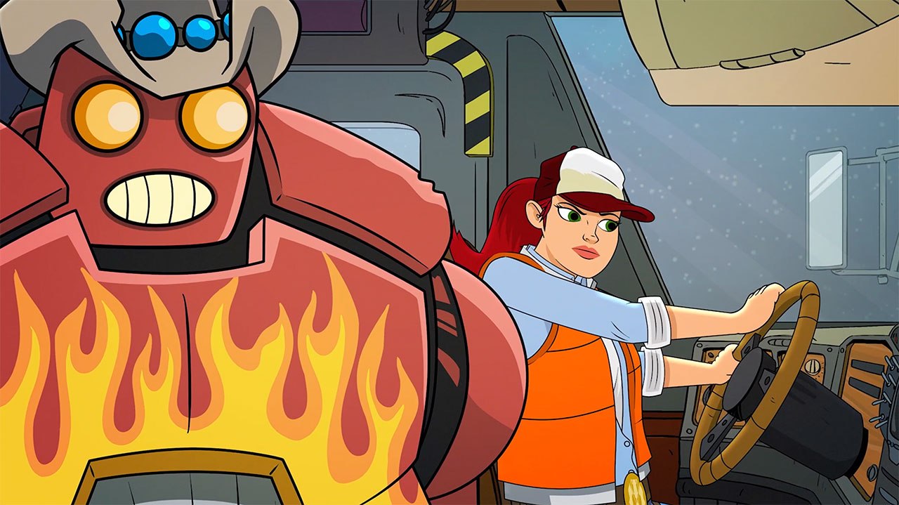 кадр из мультсериала "Даллас и Робо"