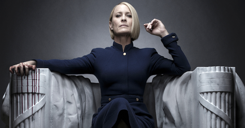 промо к сериалу "Карточный домик"