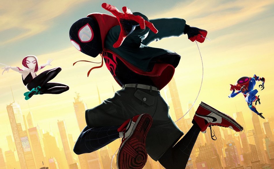 фрагмент постера к мультфильму «Человек-паук: Через вселенные»